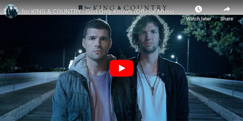 King & Country God Only Knows music video screenshots